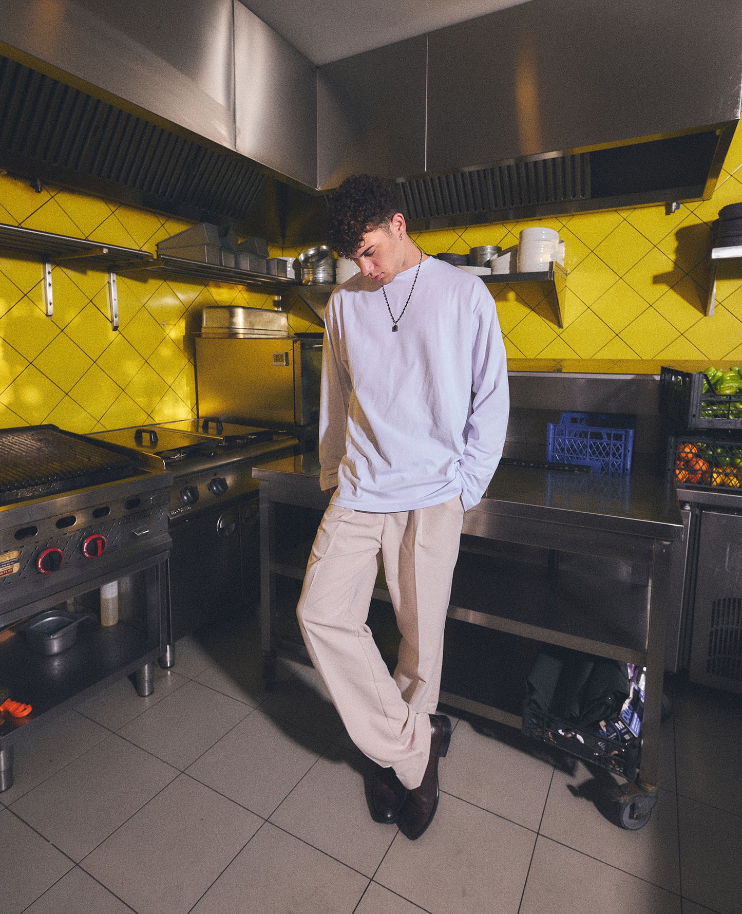 OPRENA LONG SLEEVE IN WHITE