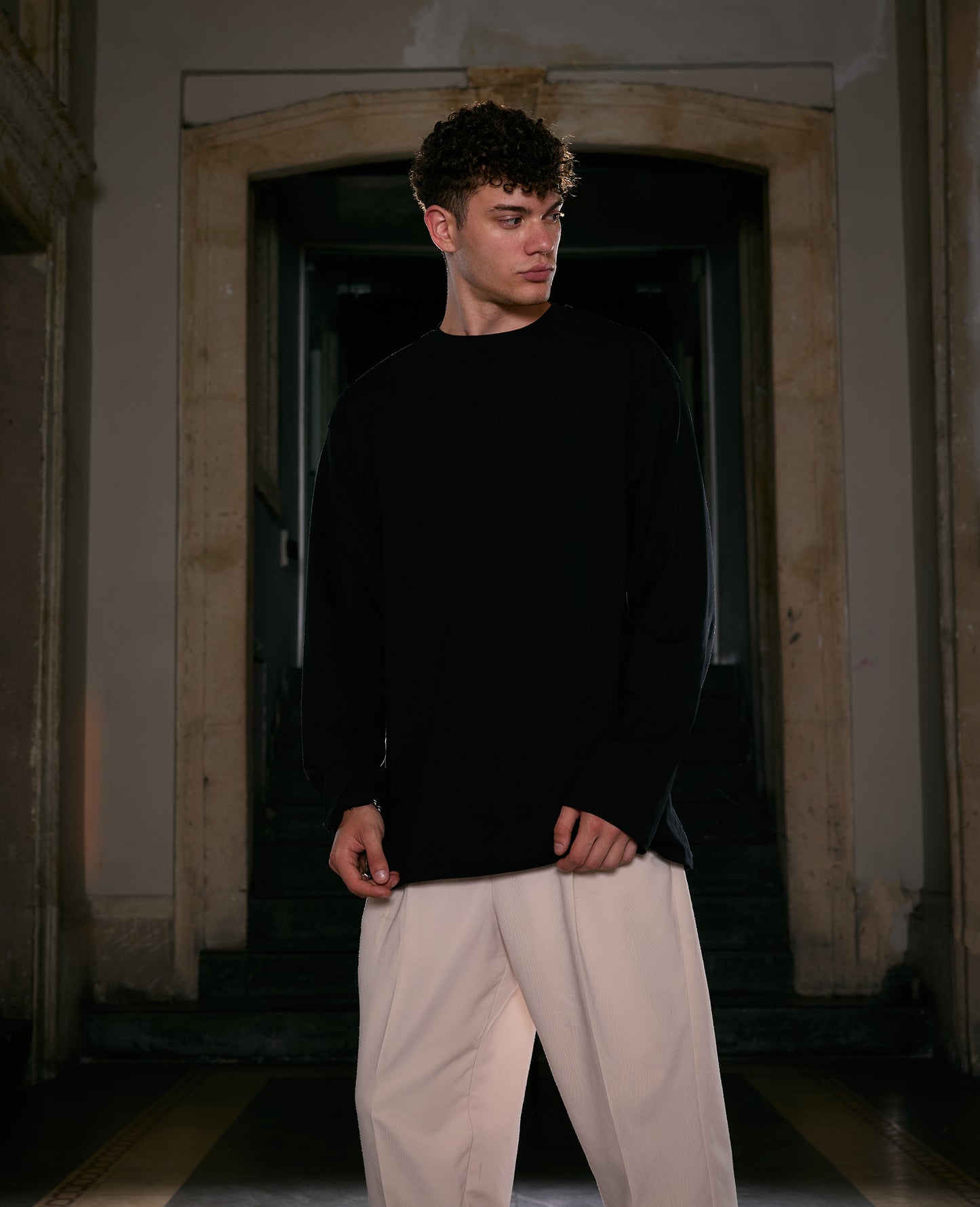 OPRENA LONG SLEEVE IN BLACK